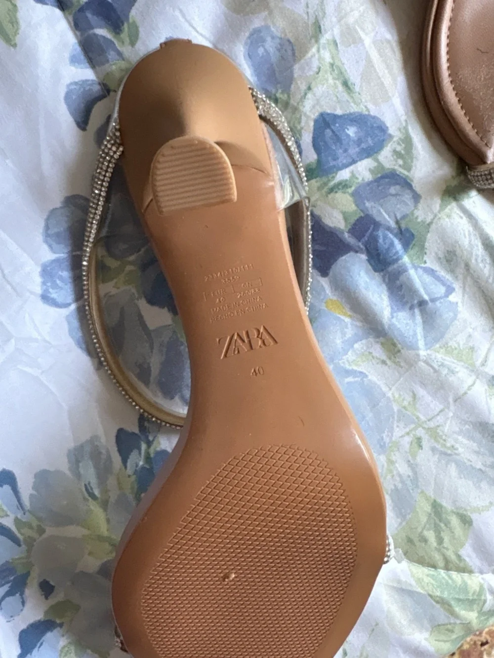 New Zara diamontee heels size 9 - Picture 3 of 3